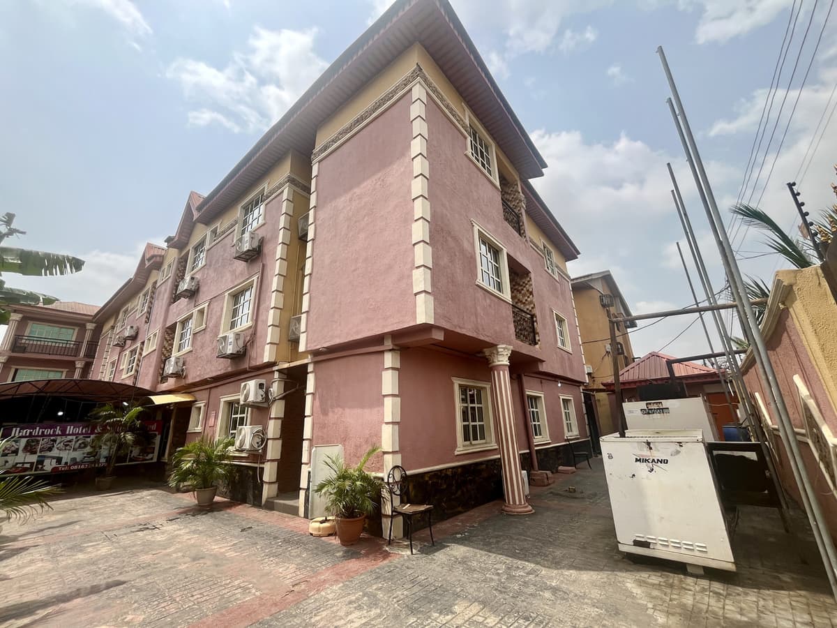 Luxury hotel room at HardRock Hotel & Suites Ikotun Lagos