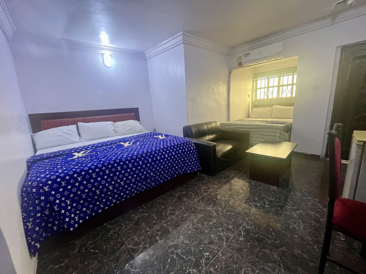 Luxury hotel room at HardRock Hotel & Suites Ikotun Lagos