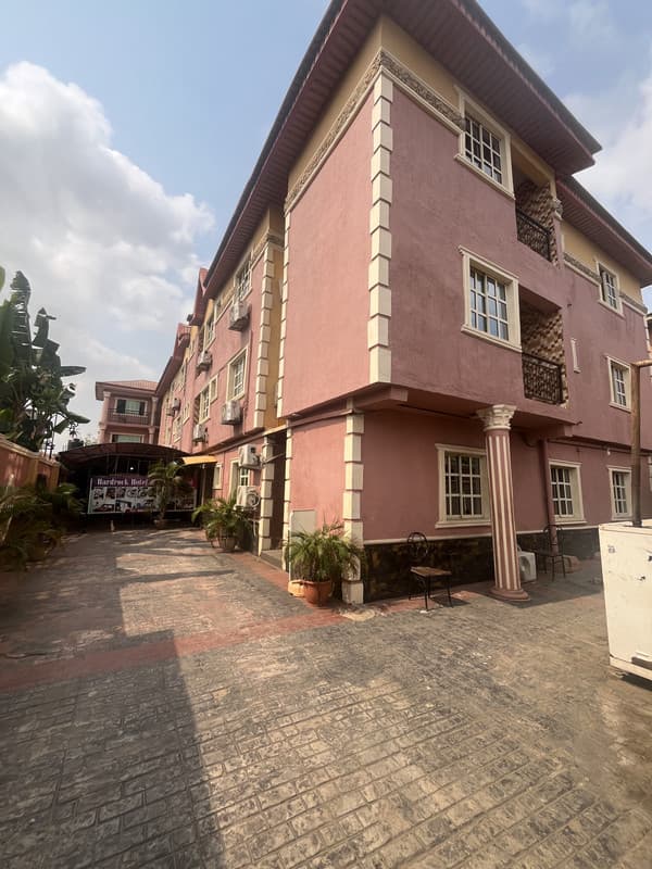 Luxury hotel room at HardRock Hotel & Suites Ikotun Lagos