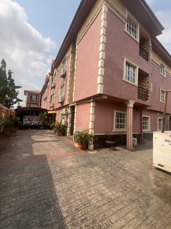 Luxury hotel room at HardRock Hotel & Suites Ikotun Lagos