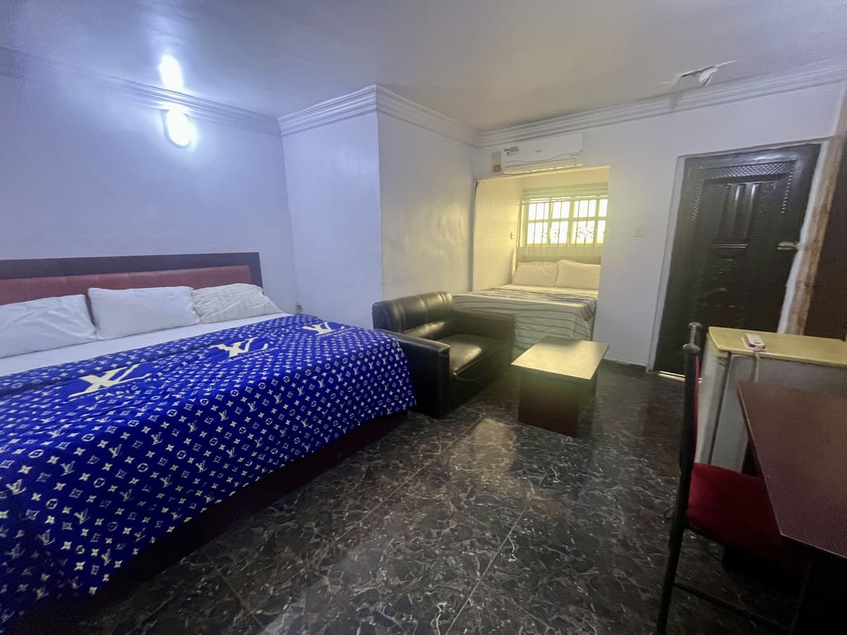 Luxury hotel room at HardRock Hotel & Suites Ikotun Lagos