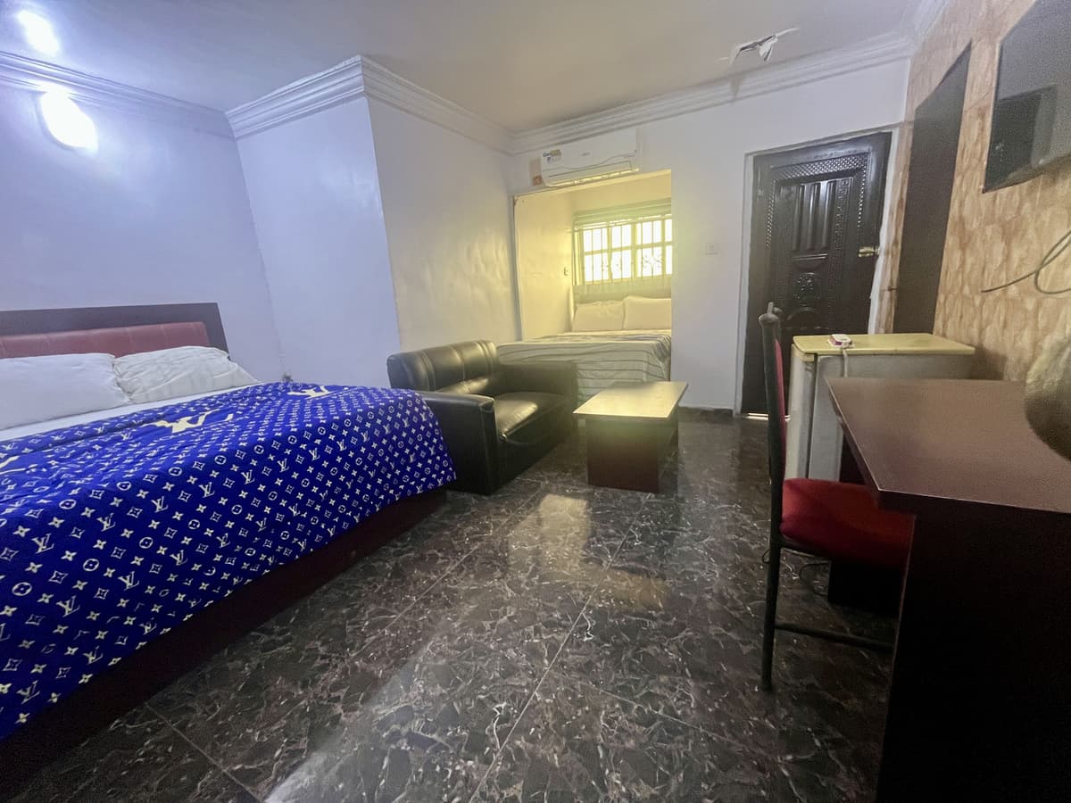 Luxury hotel room at HardRock Hotel & Suites Ikotun Lagos